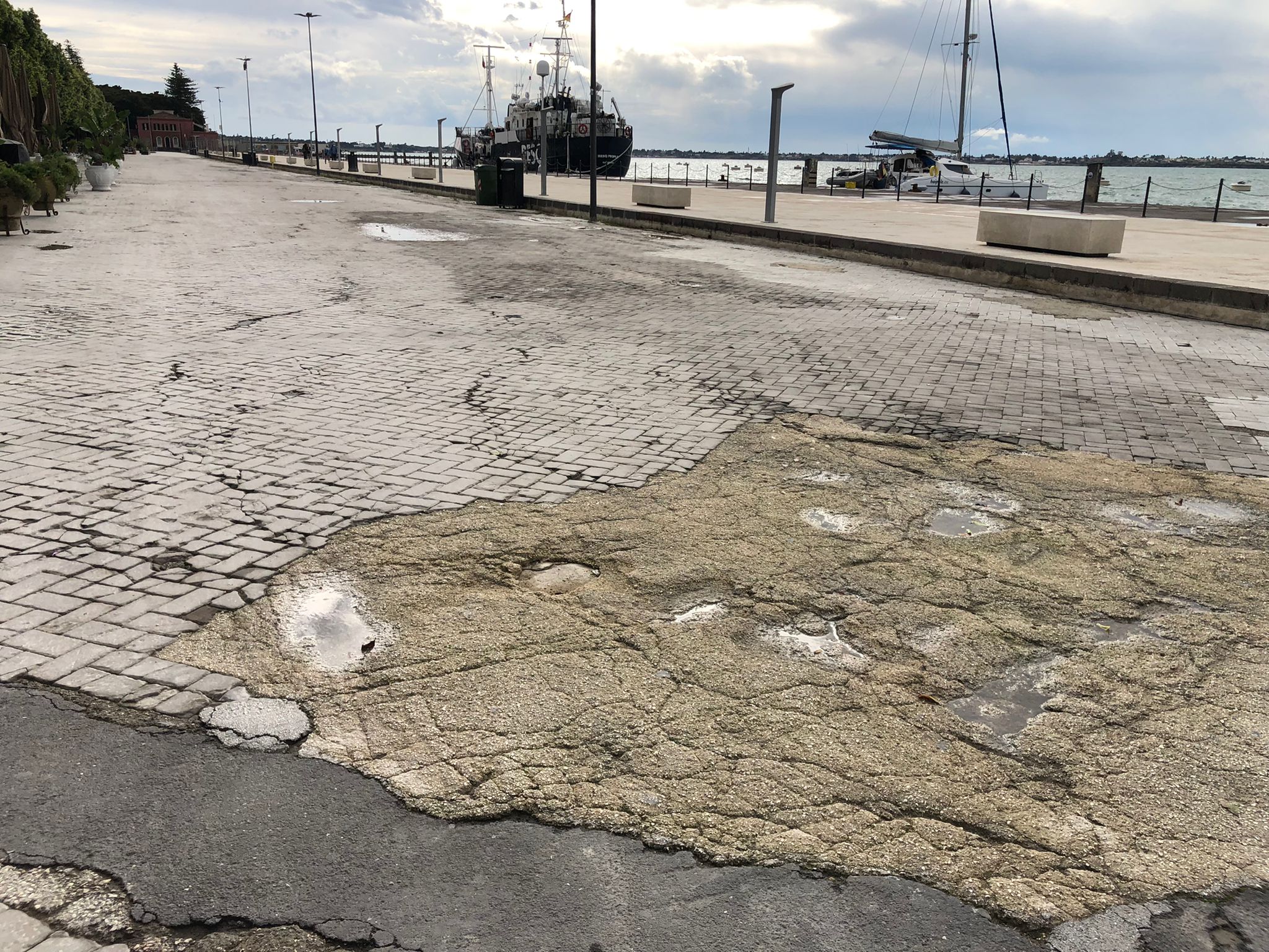 Siracusa, avviati lavori di riqualificazione della Marina di Ortigia