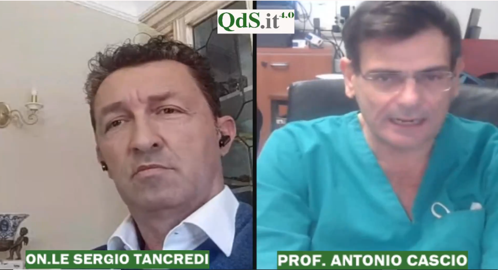 L’Onorevole e il Professore, vaccini e Green pass, posizioni a confronto