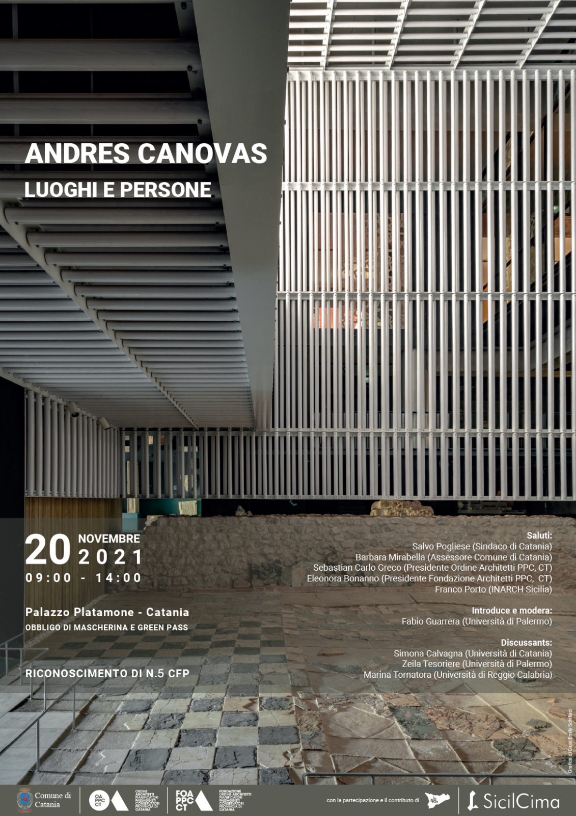 Architettura Catania, sabato convegno nazionale con lo spagnolo Andres Canovas
