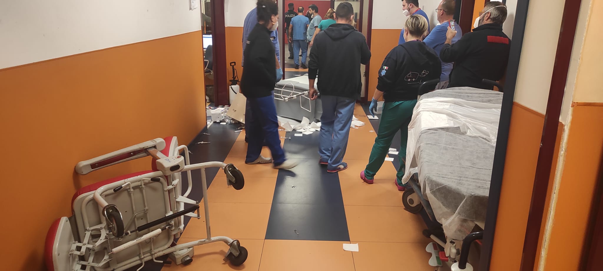 Palermo, assalto al pronto soccorso, un’ala ospedale Civico fuori uso