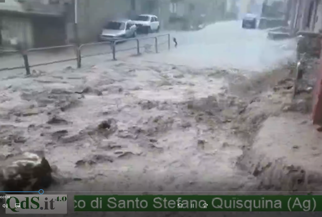 Nubifragi in Sicilia, lo sfogo del sindaco di Santo Stefano Quisquina