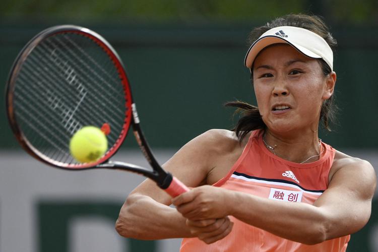 Cina, Peng Shuai sugli spalti dell’Open di tennis