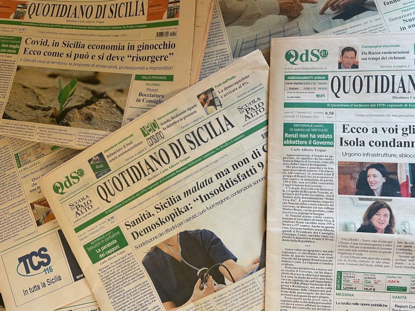Il Quotidiano di Sicilia saluta il 2021 con un dicembre ricco di iniziative