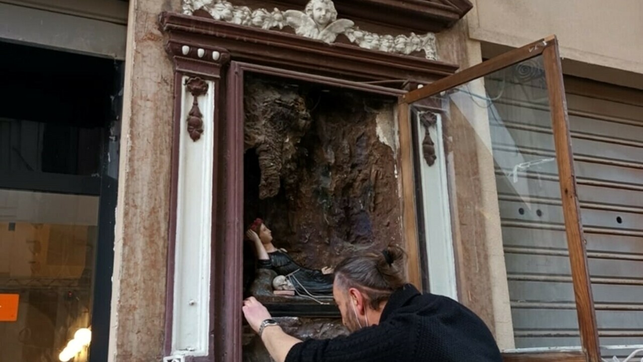 Palermo, statua Santa Rosalia rubata “torna a casa”
