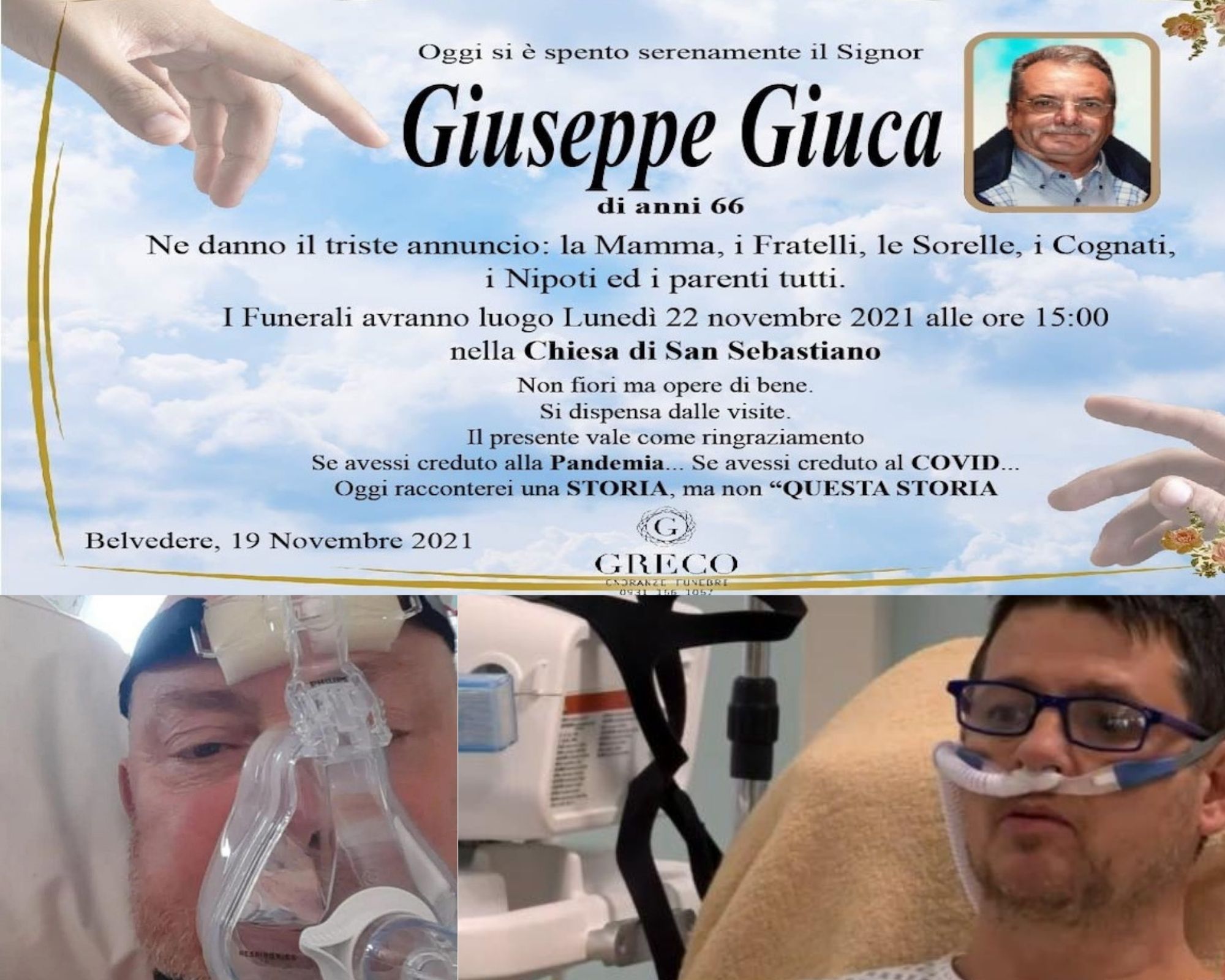 Leader No vax pentiti (o morti), Ciobanu: “Intubato con i polmoni distrutti”