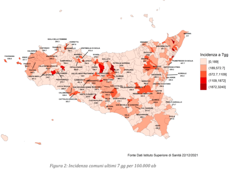 Sicilia zona arancione, a rischio restrizioni altri 88 comuni, ecco quali