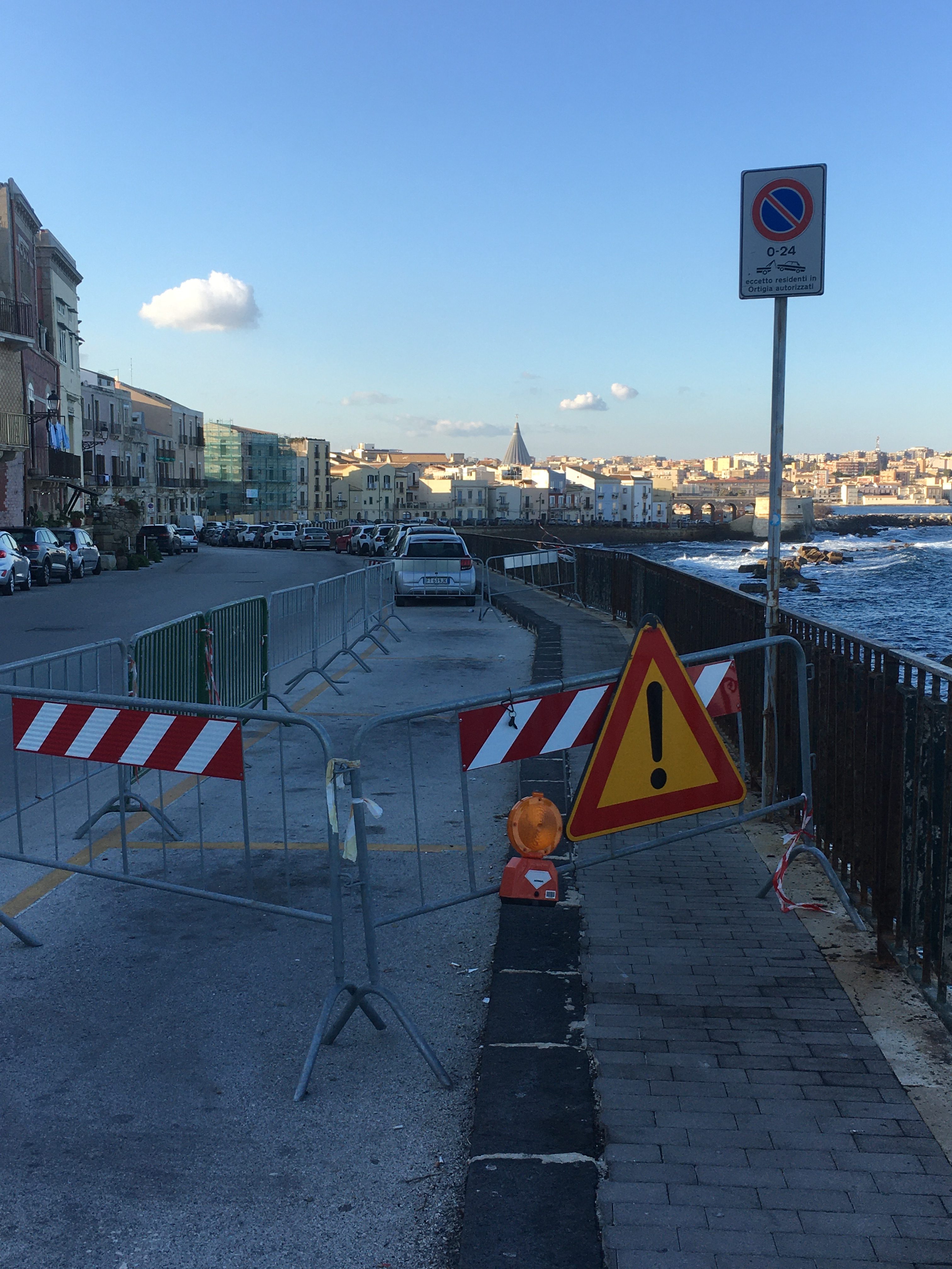 Siracusa, al via ai lavori al lungomare Vittorini in Ortigia