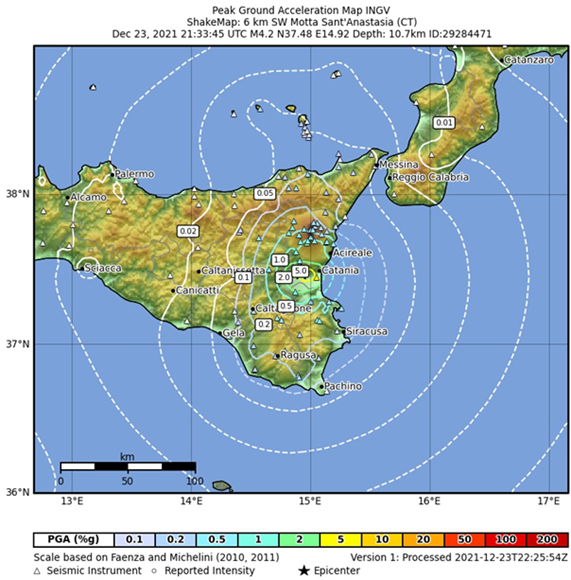 Terremoto a Catania, edifici storici del centro 5 volte più a rischio – MAPPA