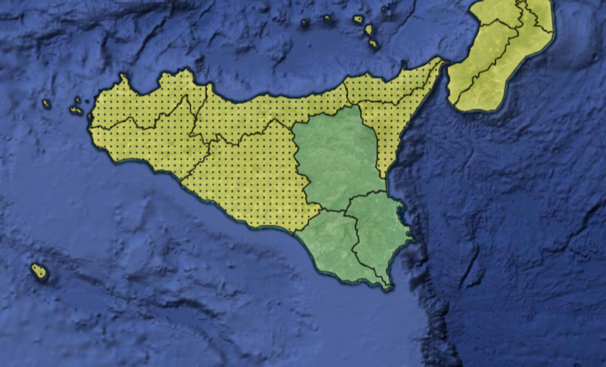 Maltempo, tregua finita in Sicilia, giovedì allerta gialla, ecco dove