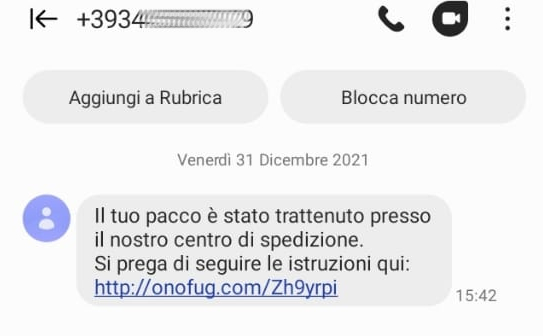 Nuova truffa via sms: il tuo pacco trattenuto… ma è un “pacco”