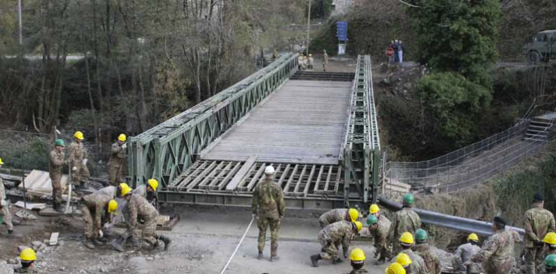 A Sciacca primi sopralluoghi per costruire due ponti Bailey