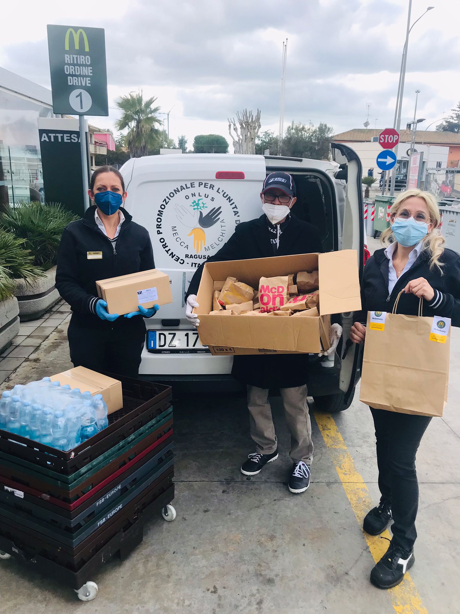 A Ragusa McD’s donerà 100 pasti caldi a settimana agli indigenti