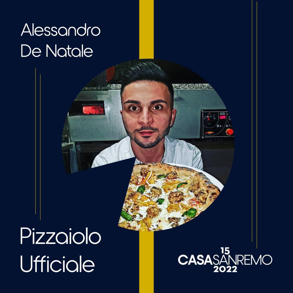 Sanremo 2022, De Natale pizzaiolo siciliano al Festival, “Come riconoscere una buona pizza”