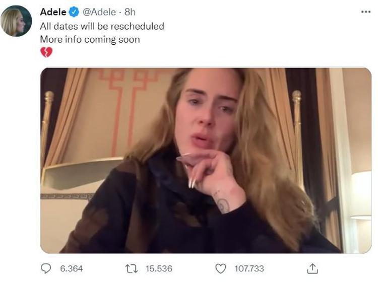 Covid, Adele in lacrime per i concerti di Las Vegas, cosa è successo