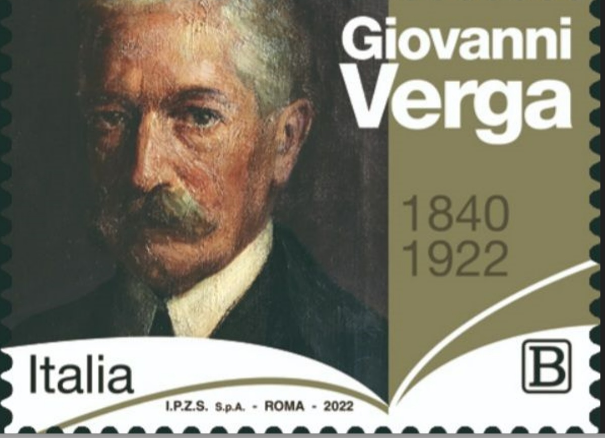 Centenario Verga, un francobollo per celebrare lo scrittore