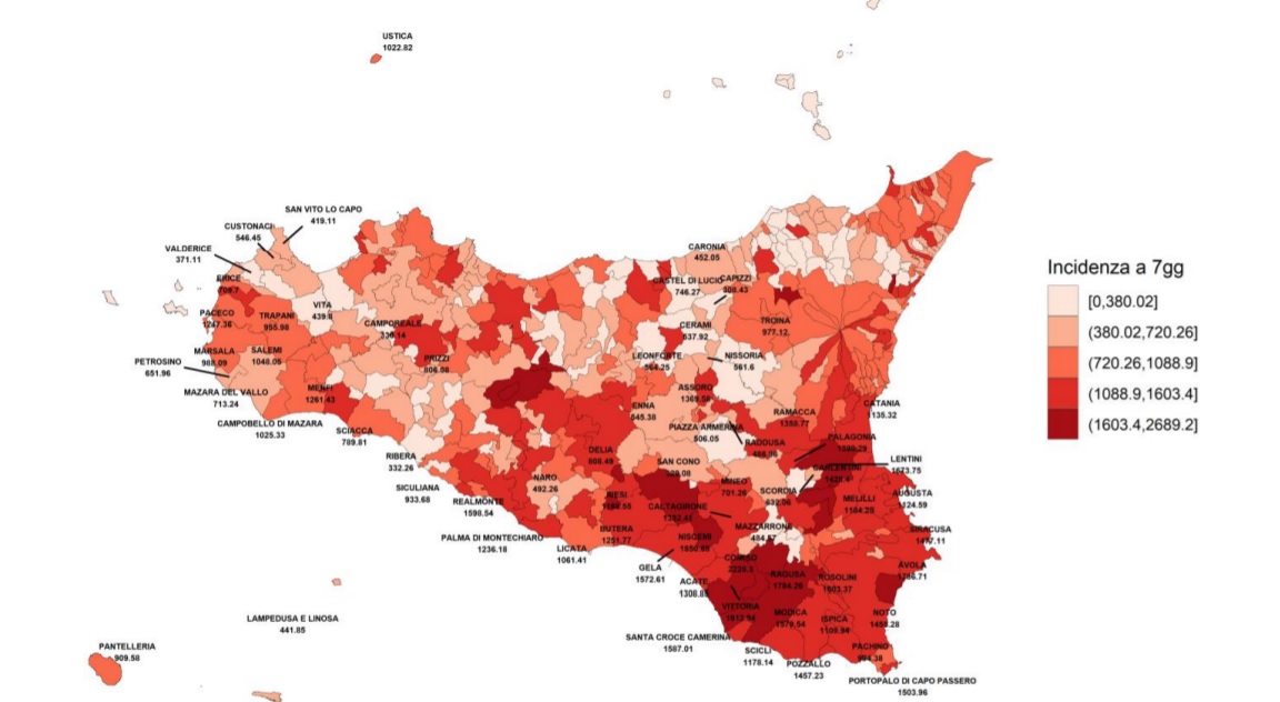 Covid, Sicilia, netto calo dei contagi ma calano le prime dosi vaccino