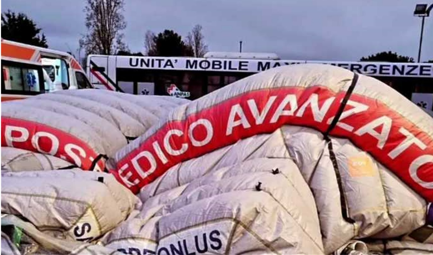 Palermo, si “sgonfia” l’ospedale da campo al Cervello con dentro cinque pazienti