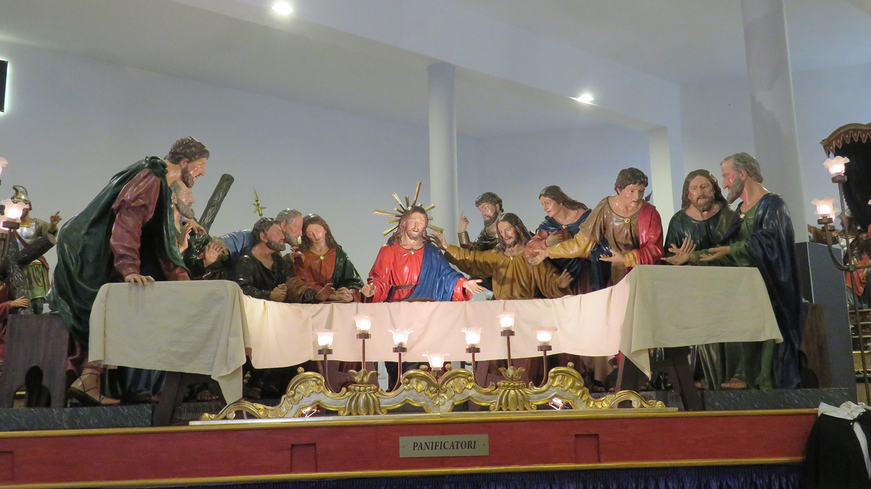 La “vara” dell’Ultima cena esposta a Roma nell’aeroporto Leonardo Da Vinci