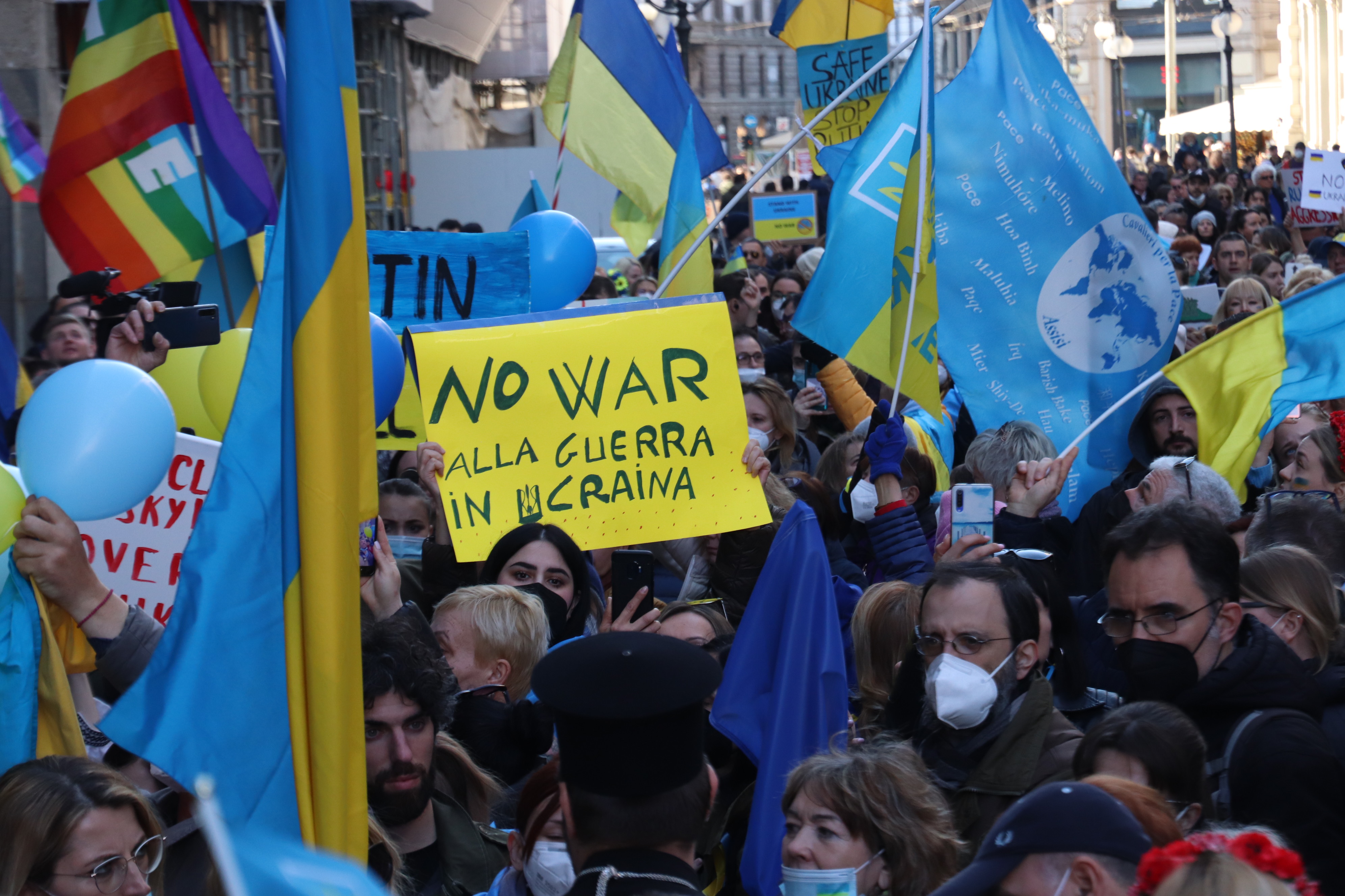 Palermo, i cittadini tendono una mano verso la popolazione ucraina