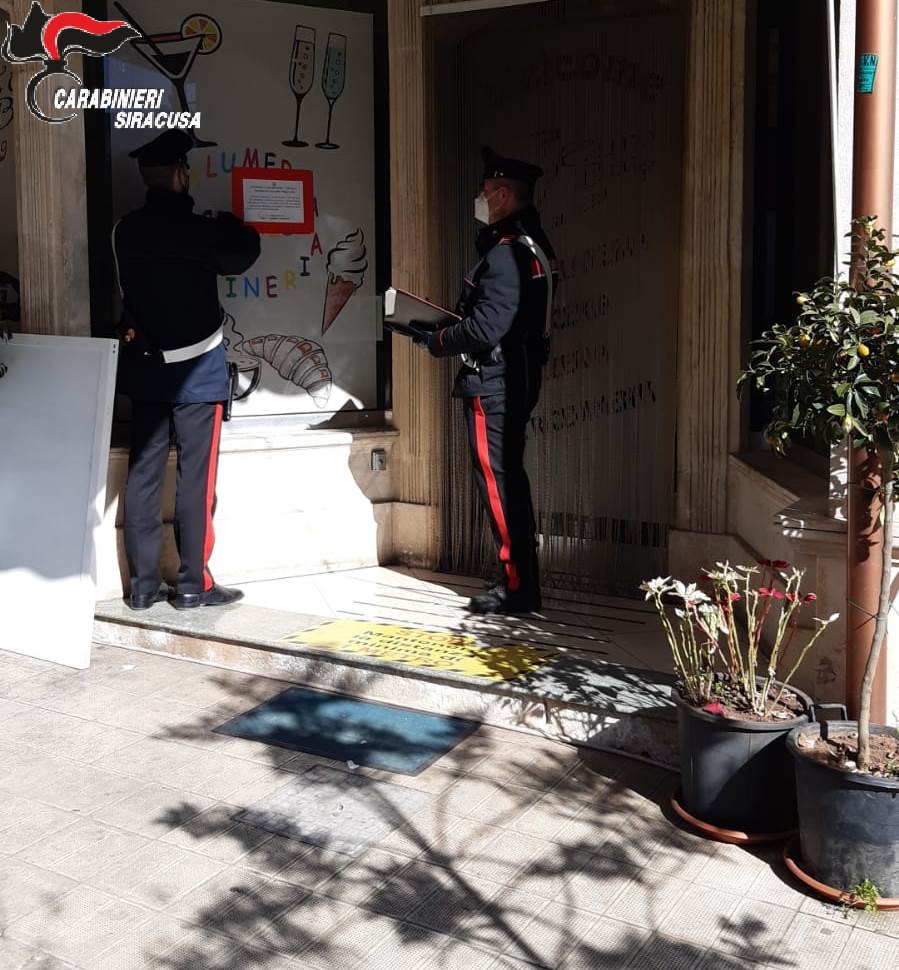 Bevande e spaccio di droga, chiuso bar a Canicattini Bagni