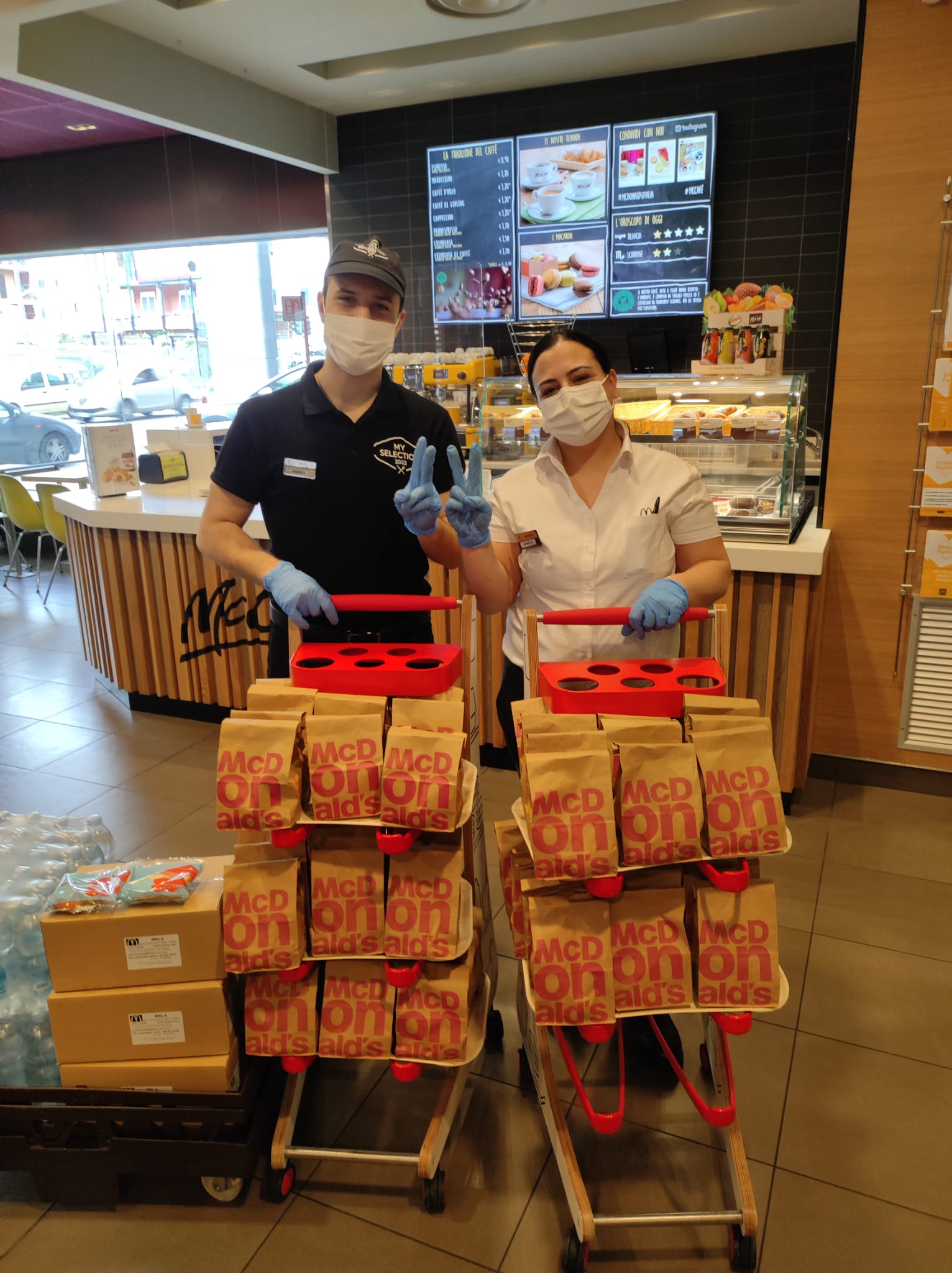 A Messina 100 pasti caldi a settimana donati da McDonald’s