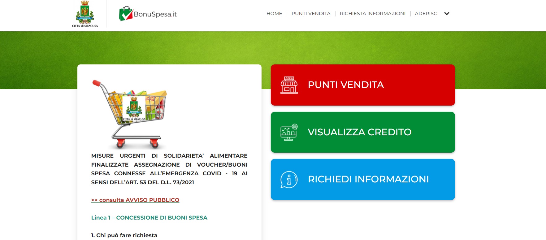 Siracusa, buoni spesa: mail di revoca per i non ammessi, ecco cosa fare