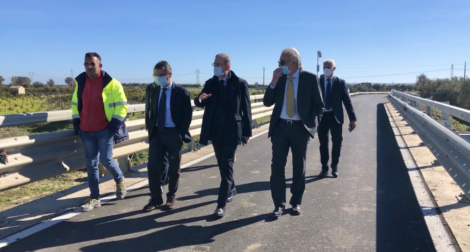 Catania, consegnato il ristrutturato Ponte Palmeri sulla Sp 74/II