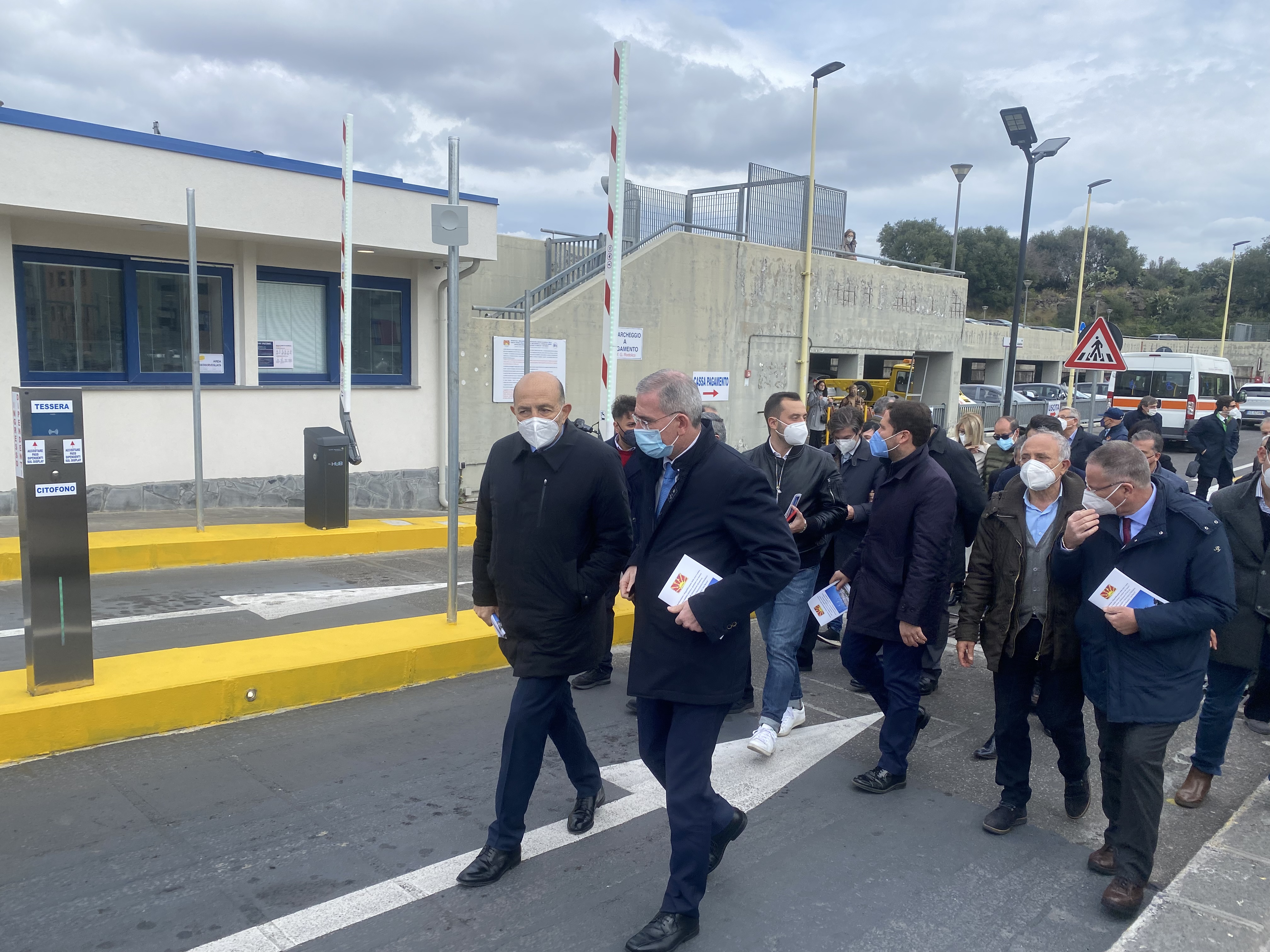 Policlinico, entra a regime la nuova viabilità, stamattina il sopralluogo dell’assessore Falcone