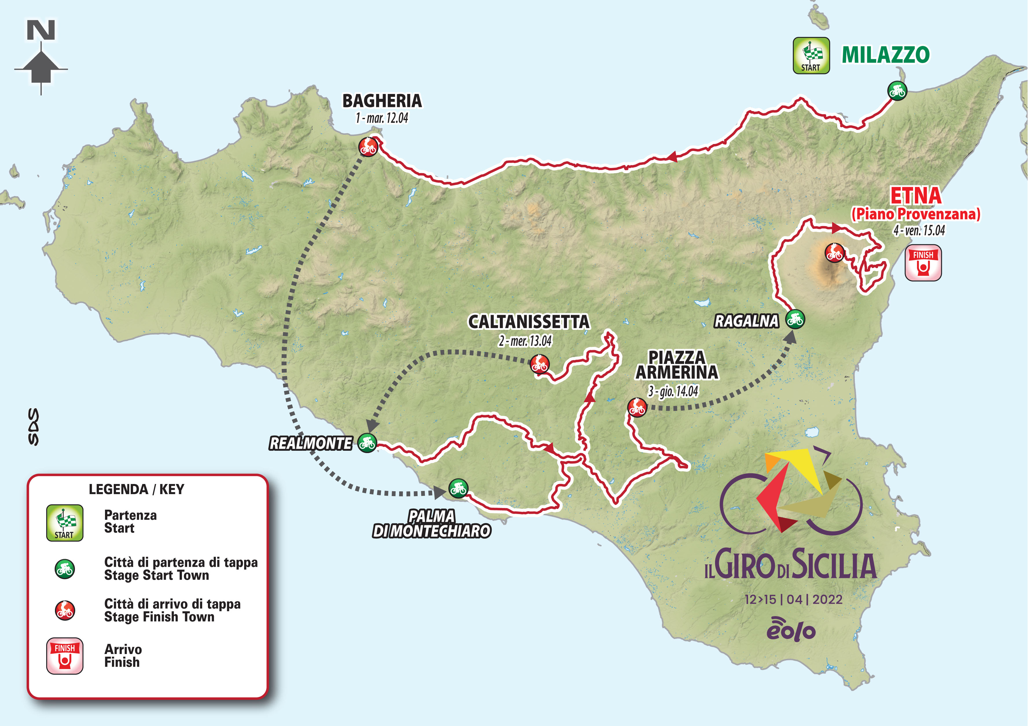Presentato il giro di Sicilia 2022 tra sport, spettacolo e promozione Presentato il giro di Sicilia 2022 tra sport, spettacolo e promozione