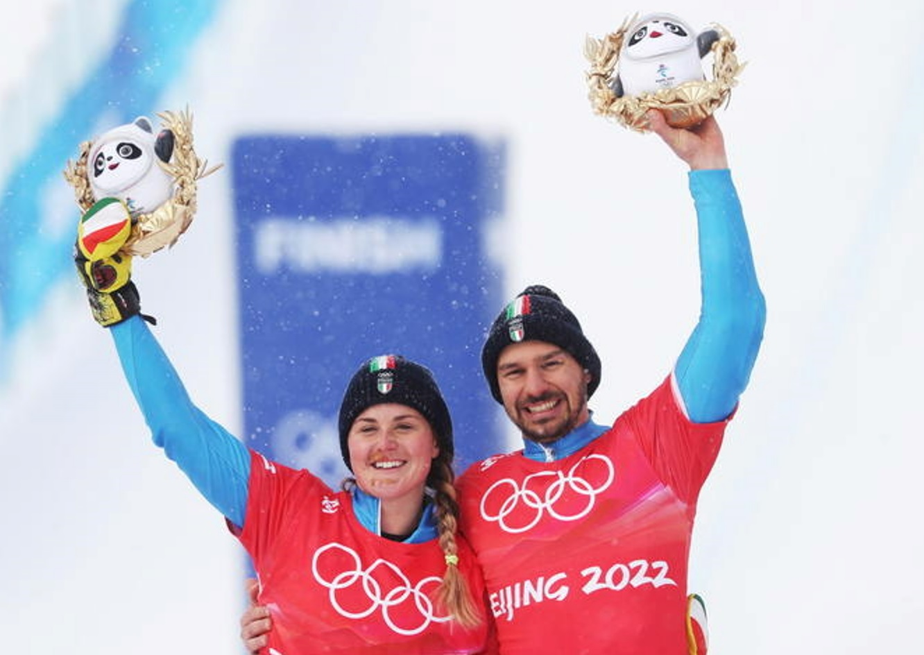 Pechino 2022, Italia d’argento con Visintin-Moioli