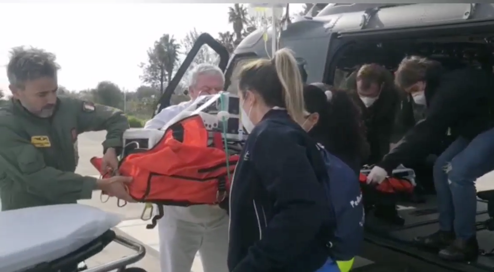 Agrigento, neonato con emorragia polmonare trasportato in elicottero a Taormina