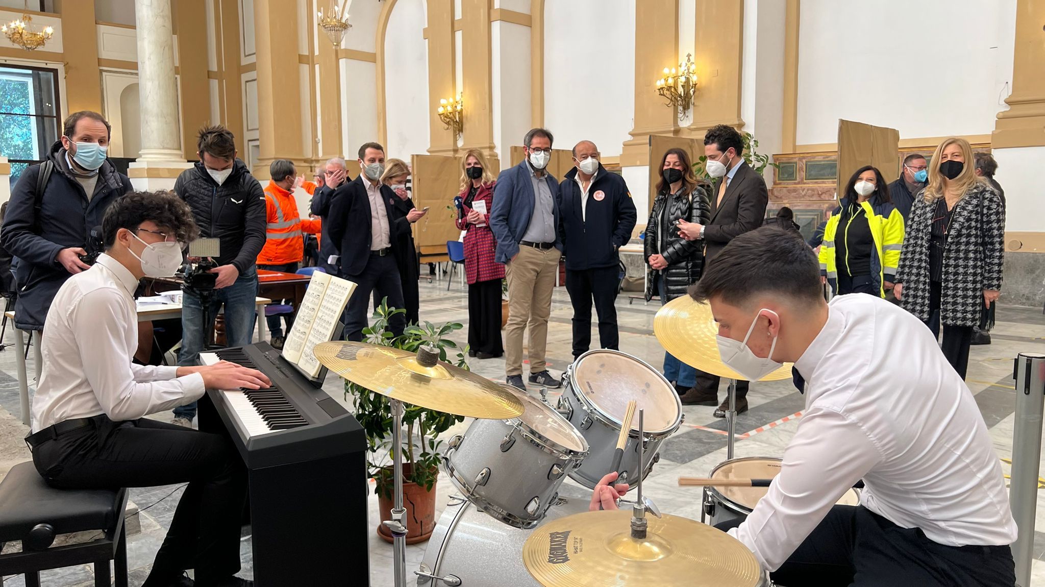 Monreale, vaccini a suon di musica nella chiesa di San Gaetano