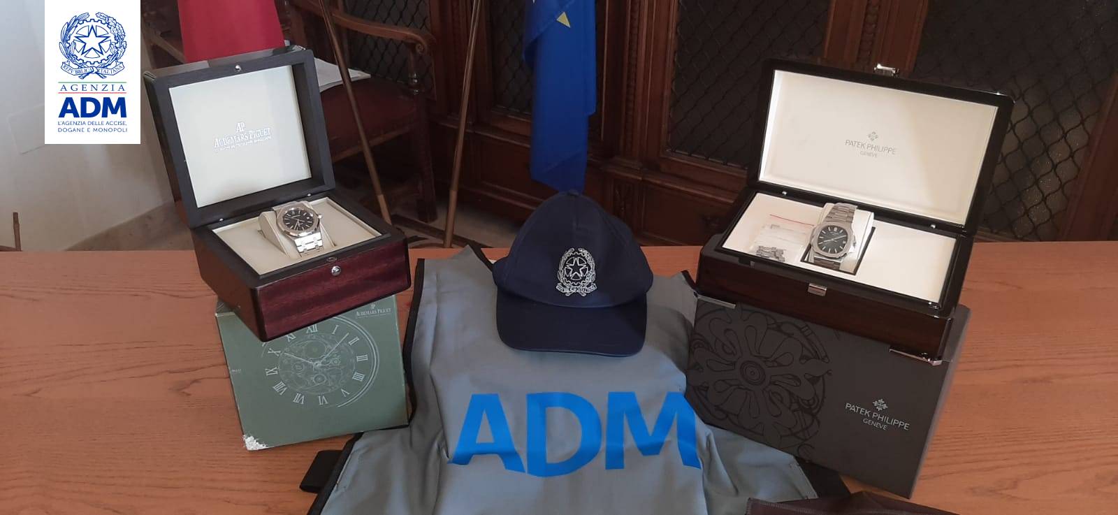 Tentato contrabbando di orologi di lusso per 150000 euro all’aeroporto di Trapani
