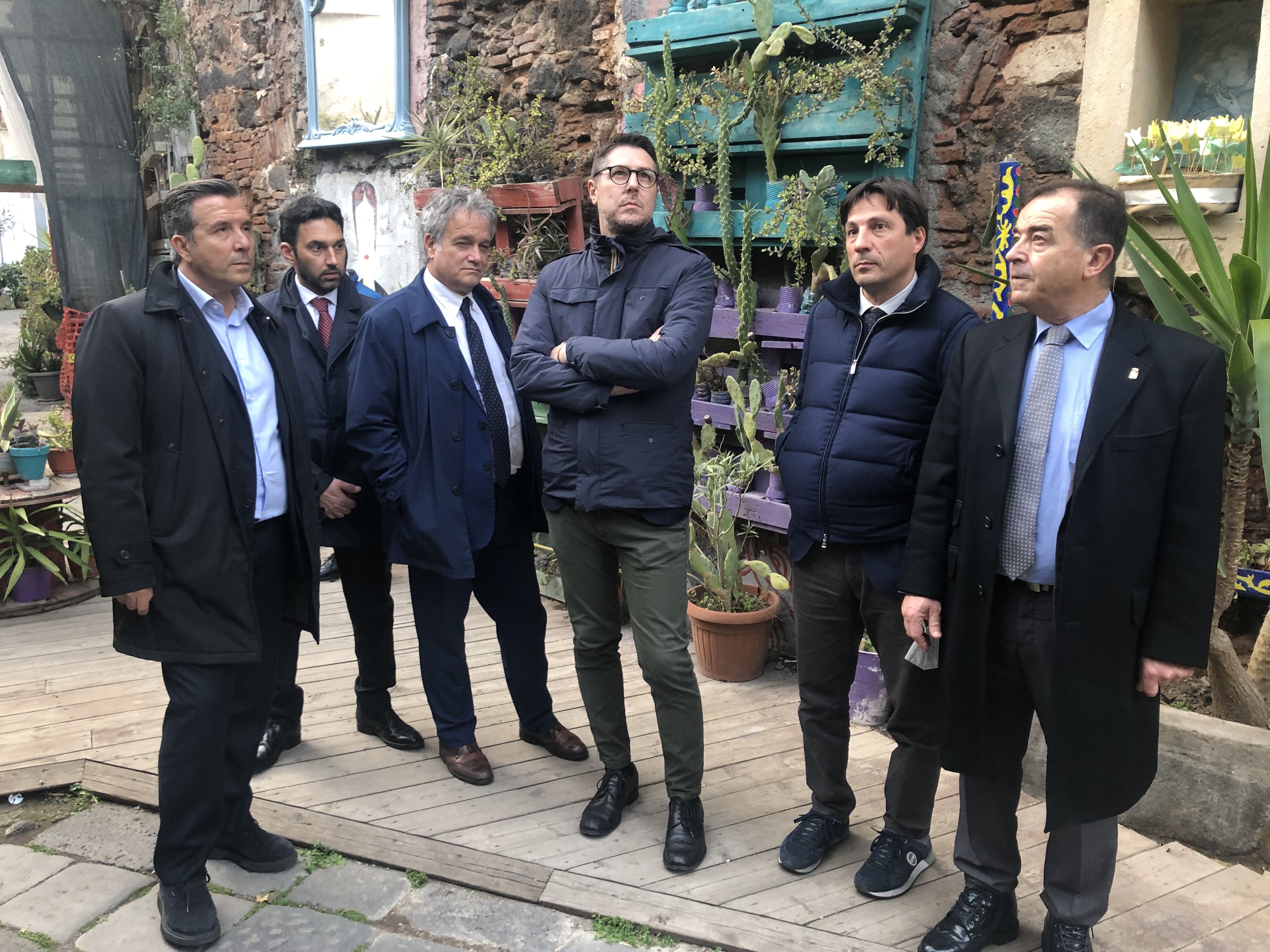 Molteni a Catania, con il vicequestore in visita a San Berillo