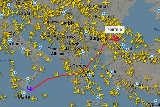 Guerra in Ucraina, da Sigonella parte Forte 10, il Global Hawk cerca la flotta russa