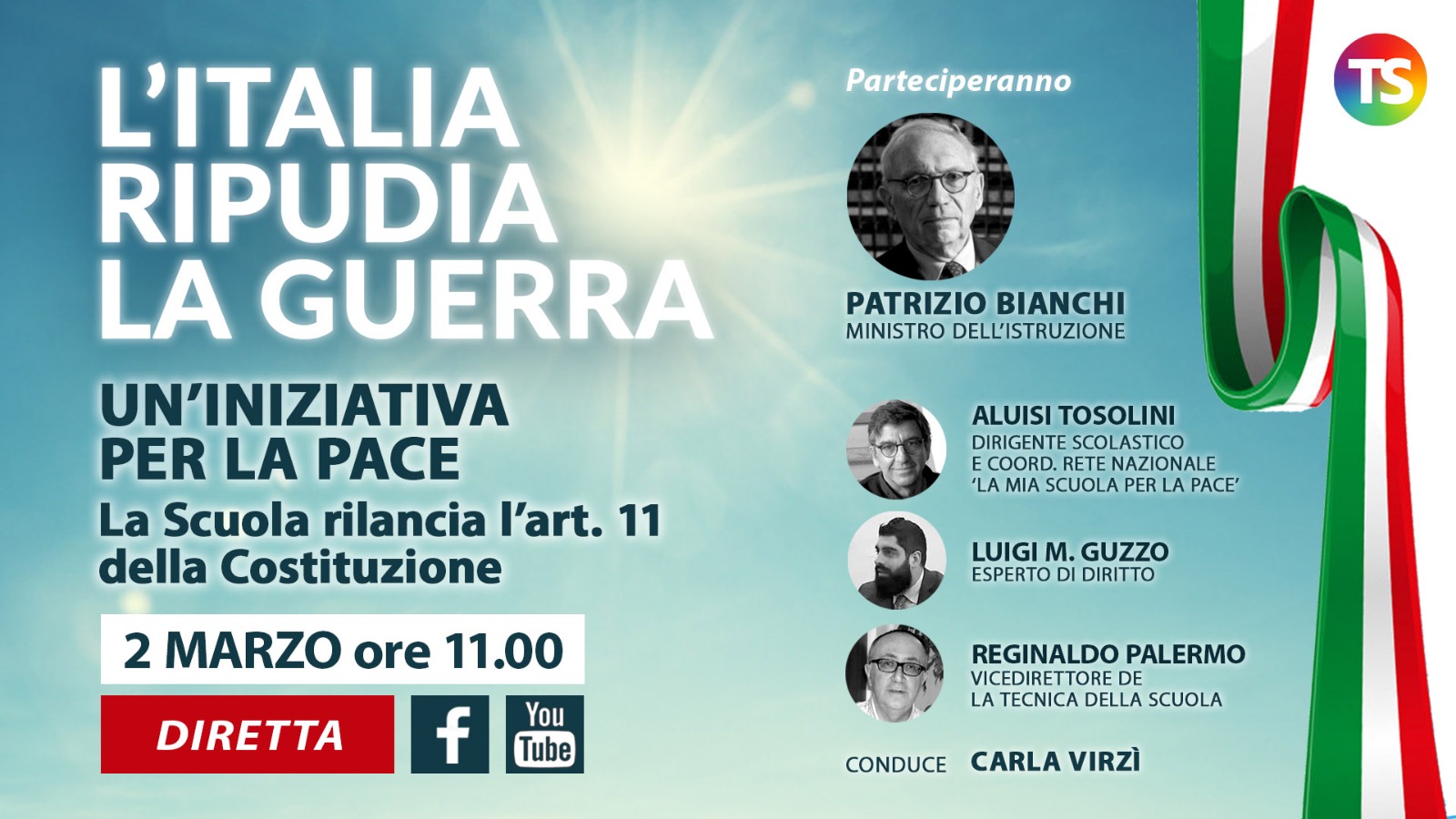 Galleria foto '“L’Italia ripudia la guerra”, evento online per studenti, come partecipare' - foto 1