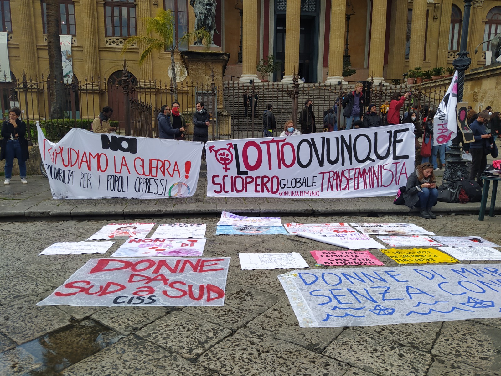 Festa delle donne, a Palermo lo sciopero femminista di “Non una di Meno”