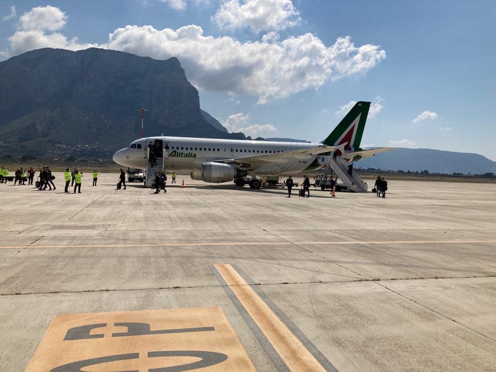 Italia-Macedonia, gli azzurri sono arrivati a Palermo – FOTO