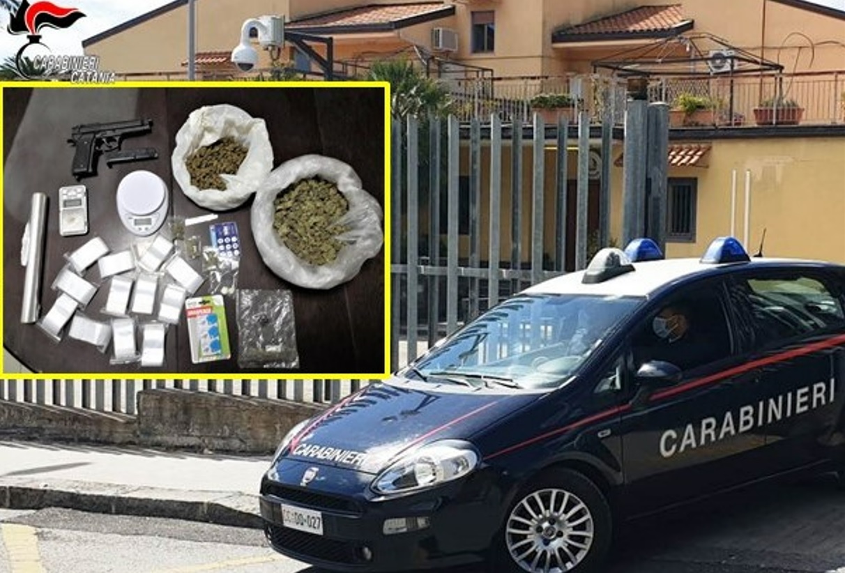 Tremestieri Etneo, il “laboratorio” della droga dentro un residence, tre arresti