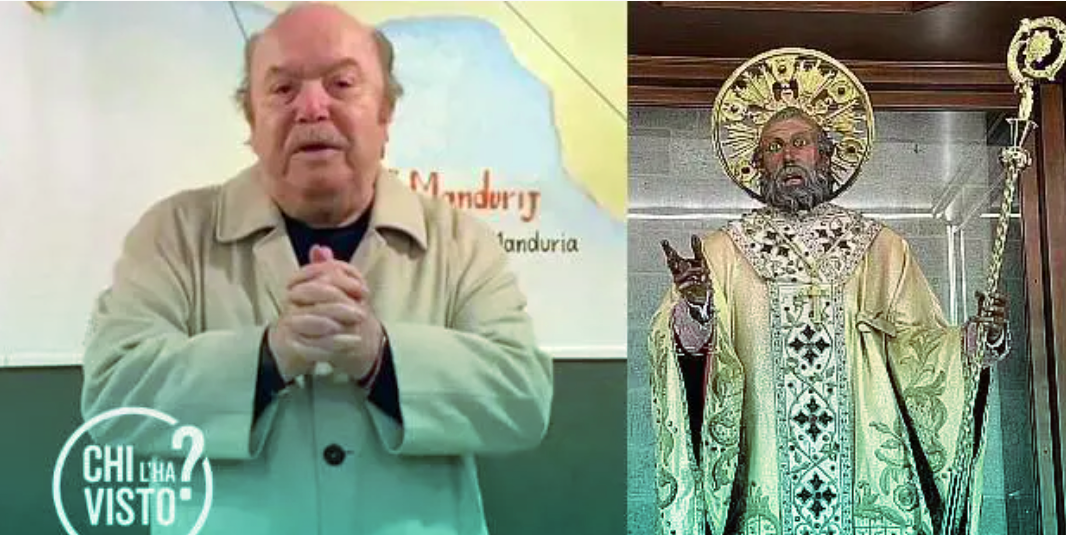 Furto nella basilica di San Nicola, il disperato appello di Lino Banfi