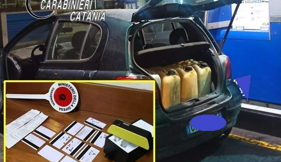 Catania, carburante “gratis” con carte clonate: arrestato 50enne