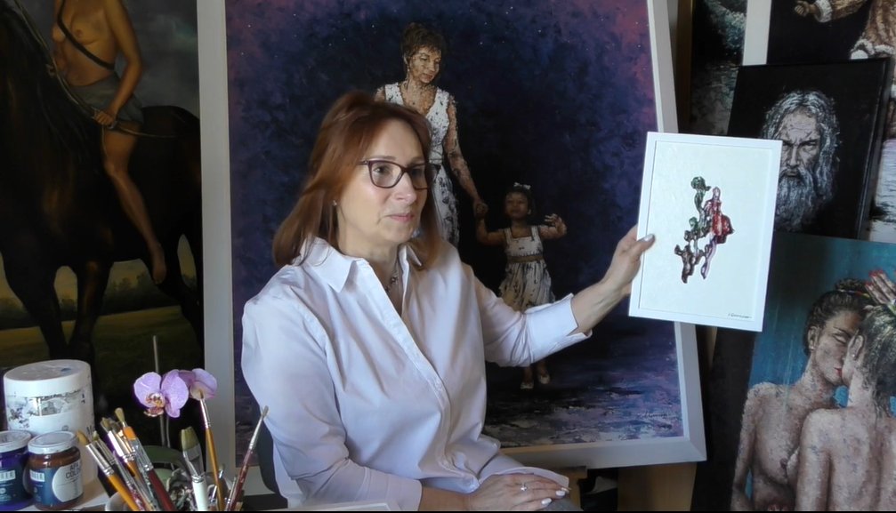 Irina Ganiceva, l’arte in nome della pace ed espressione dei sentimenti