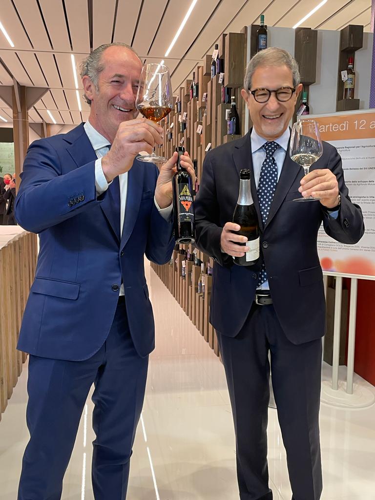 Musumeci e Zaia: il “Patto delle due P” al Vinitaly