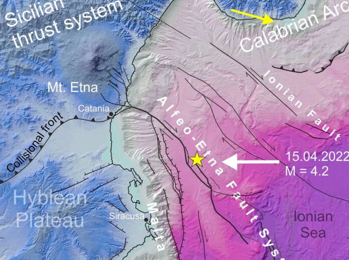 Terremoto a Siracusa, a causarlo la riattivazione della faglia Alfeo-Etna