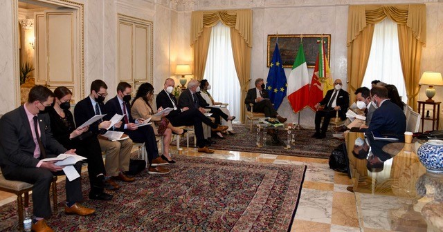 Regione, il vicepresidente incontra delegazione del Congresso degli Stati uniti