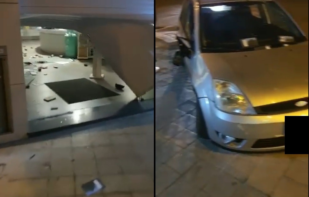 Comiso, auto sfonda la saracinesca ed entra dentro la farmacia