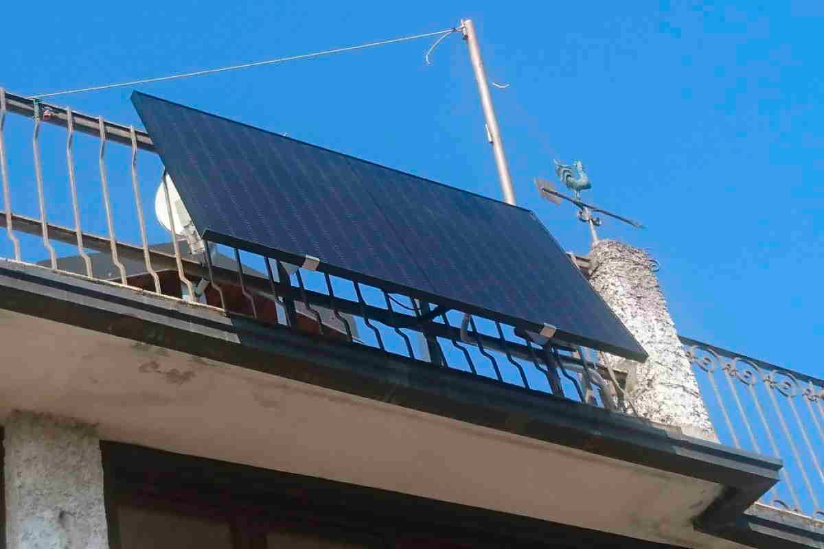 Fotovoltaico da balcone