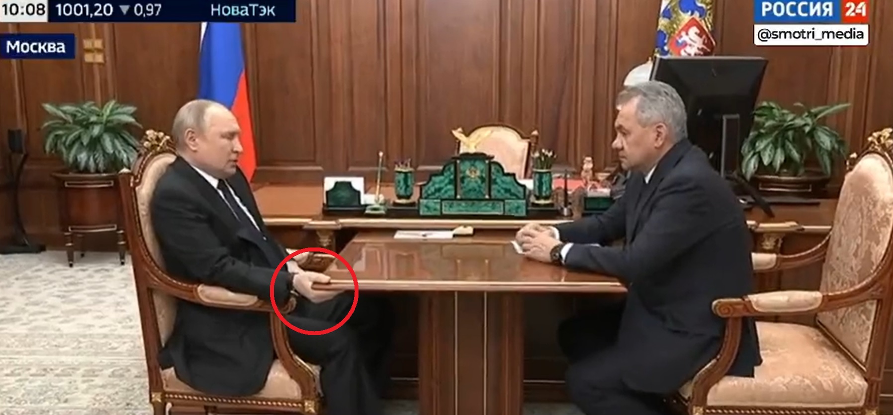 Putin e il morbo di Parkinson, il video che alimenta le teorie