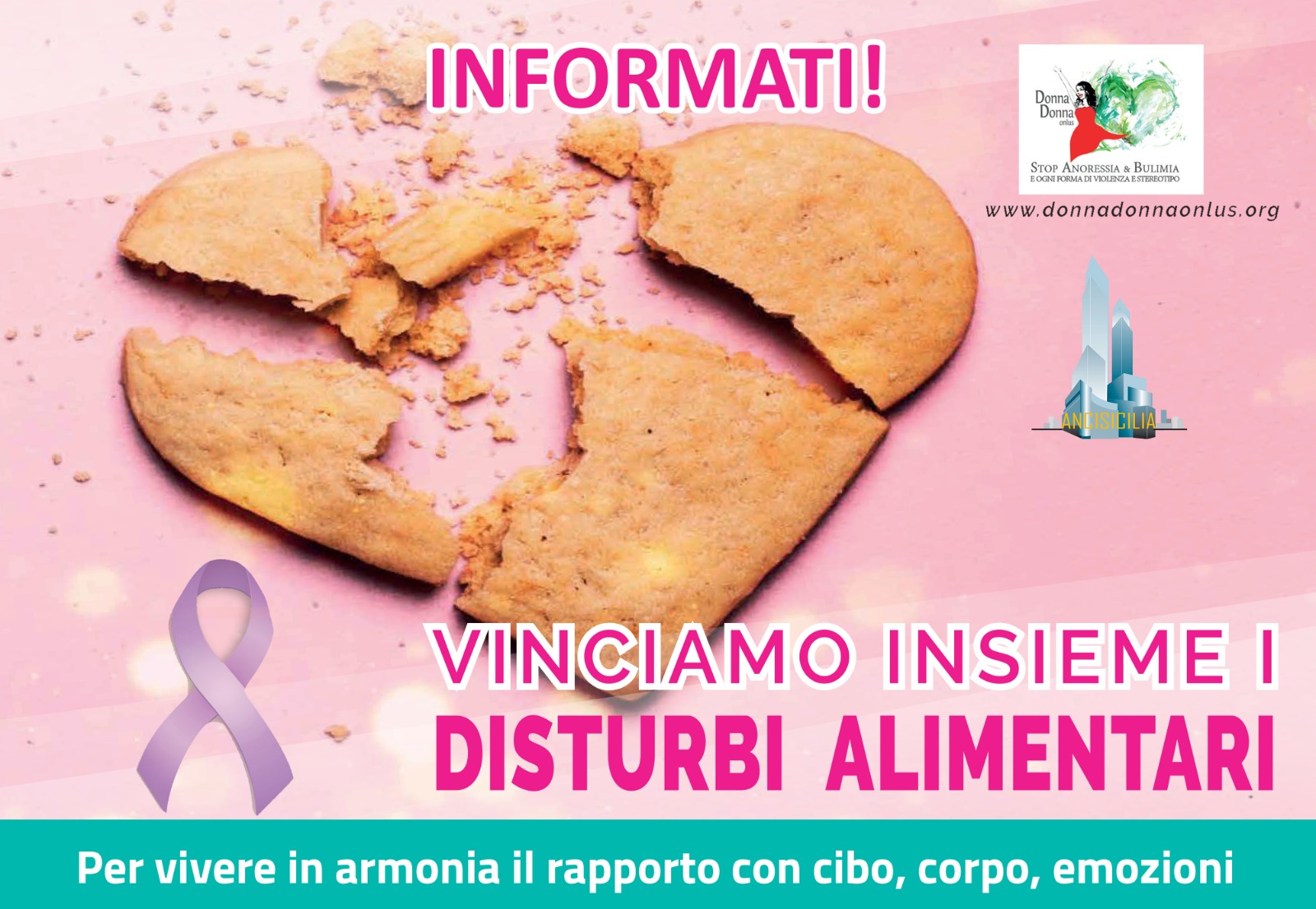 Il 2 giugno la giornata mondiale sui disturbi alimentari