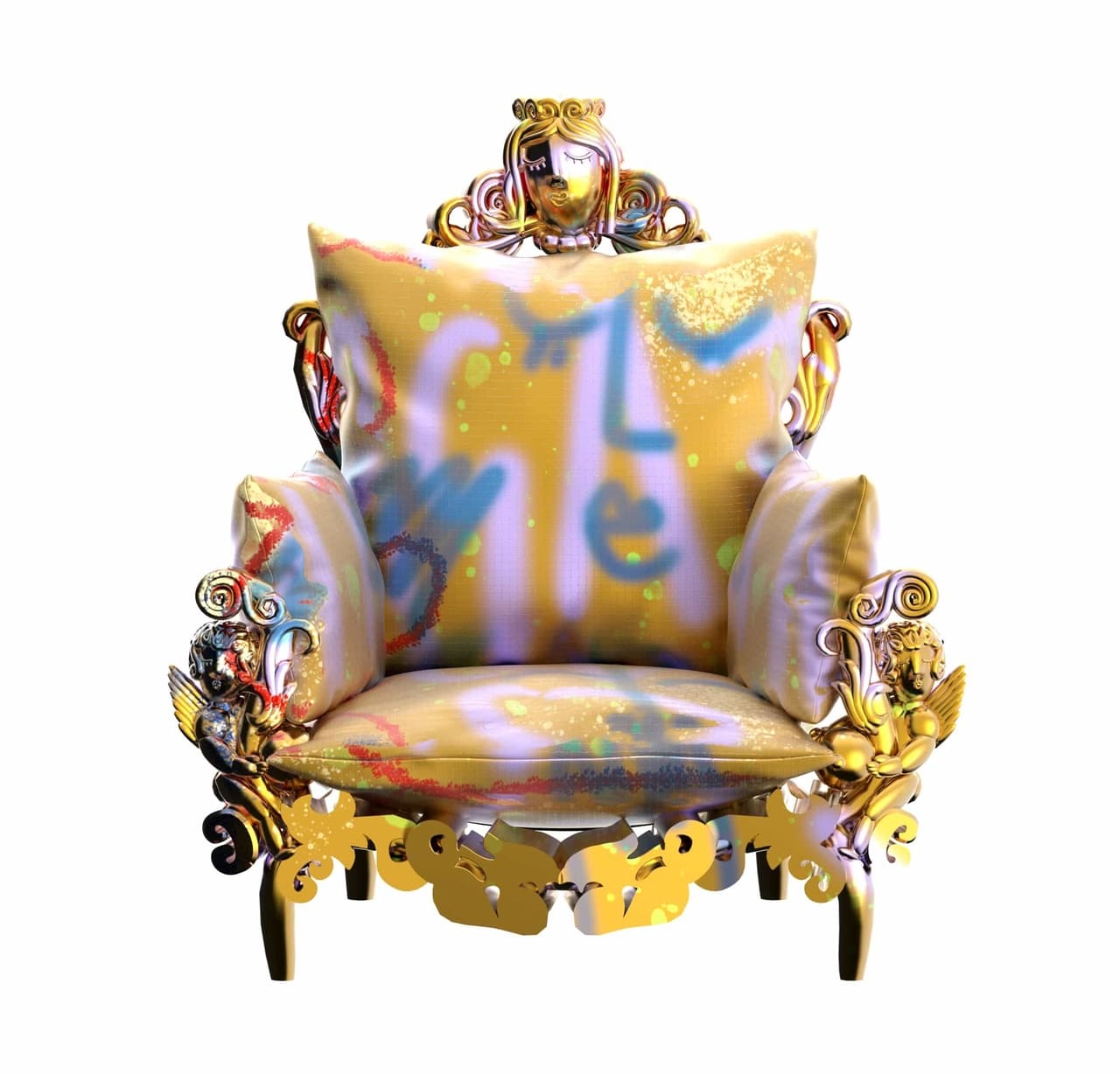 Si amplia la collezione Orografie: Agata, la poltrona che omaggia la Proust di Mendini